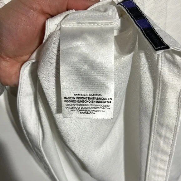 Nike White Baltimore Ravens Dri-Fit Polo Size L - Picture 6 of 10